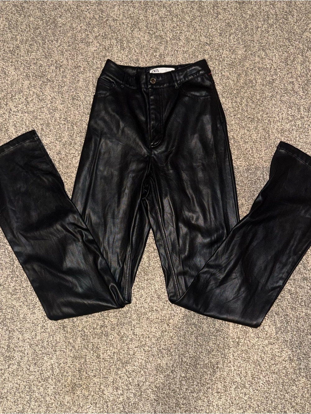 Women’s Zara Faux Leather Pant/Legging size 4